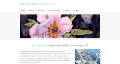Desktop Screenshot of joanrowanwatercolourartist.com