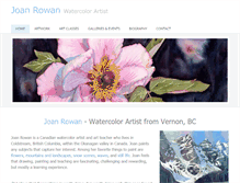 Tablet Screenshot of joanrowanwatercolourartist.com